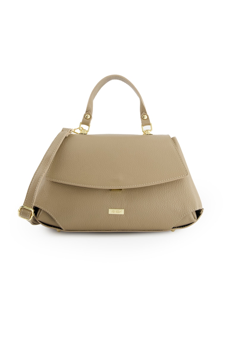 Geanta de umar din piele cu bareta ajustabila si detasabila