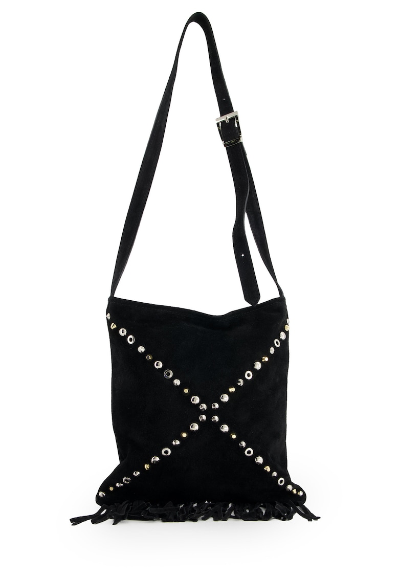 Geanta de umar din piele intoarsa