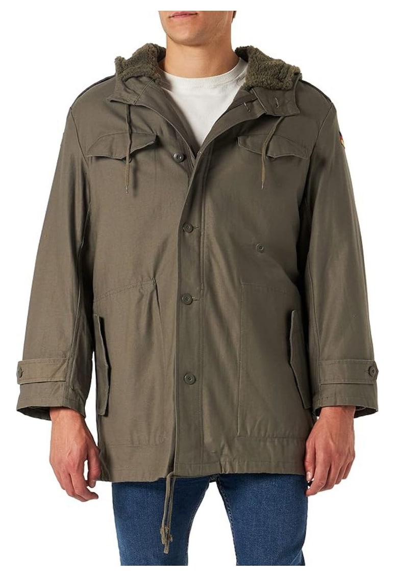 Geaca parka cu buzunare