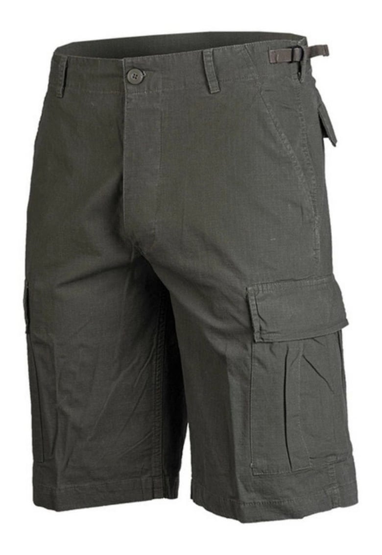 Pantaloni cargo din amestec de bumbac -