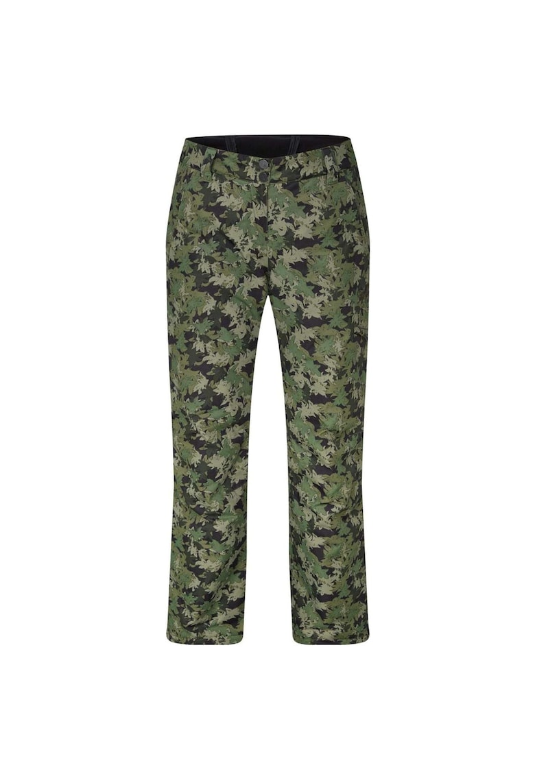 Pantaloni de ski cu model camuflaj -