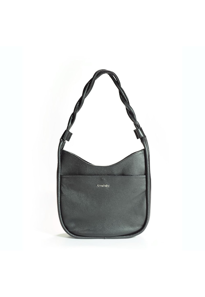 Geanta Ziggy Dama Piele naturala - Negru