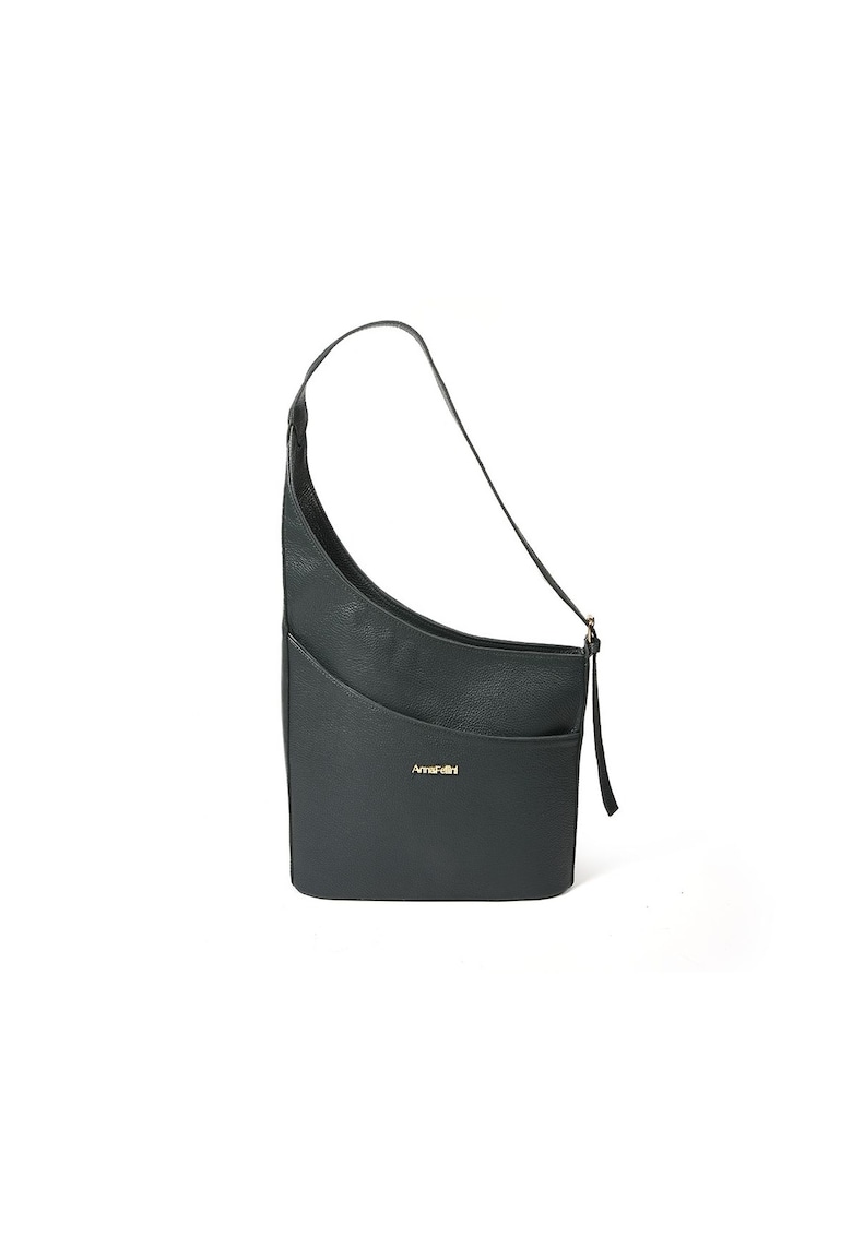 Anna Fellini Geanta Cher Dama Piele naturala - dwqfwq - Negru