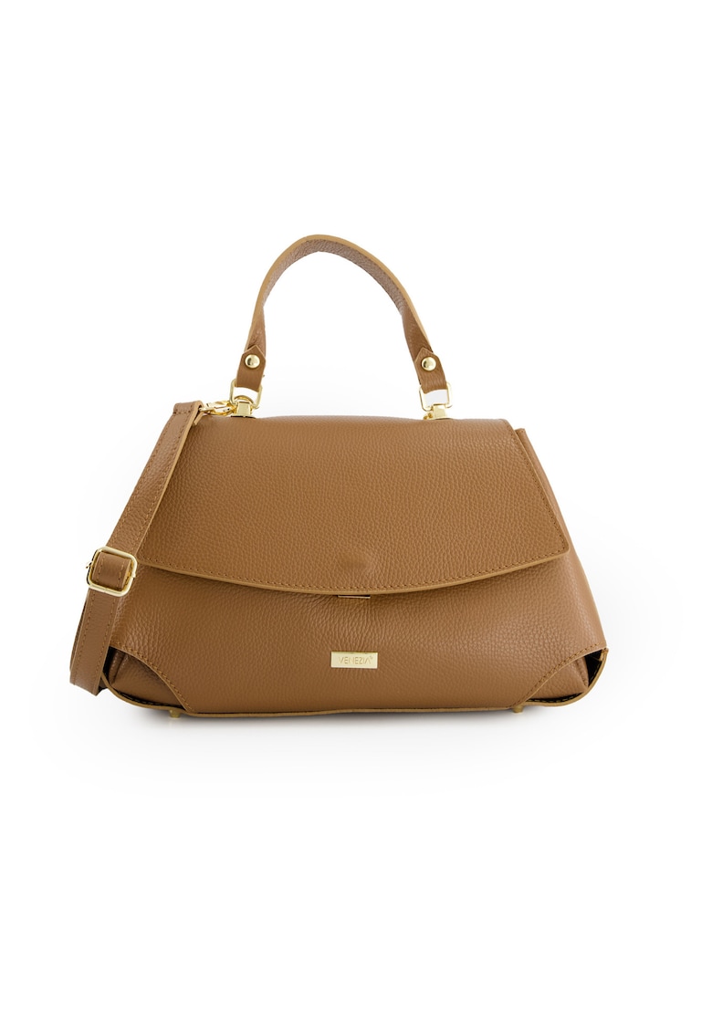 Geanta de umar din piele cu clapa