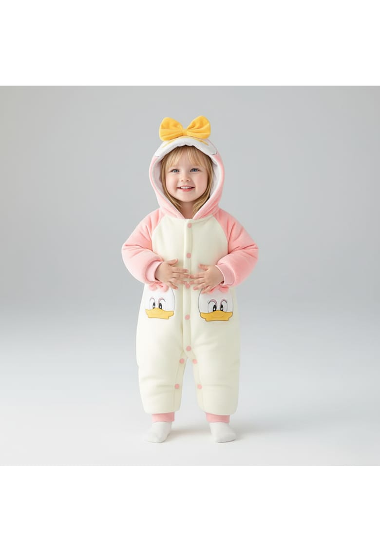Combinezon Roz Fetite Duck - Roz