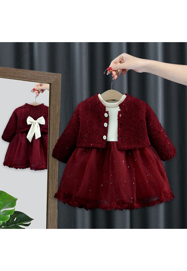 Rochie Fetite Visinie cu Sacou Iustina