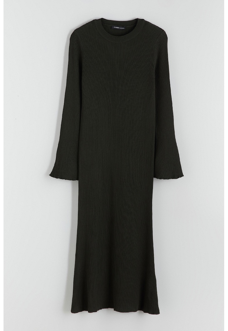 Rochie mini striata - Verde inchis