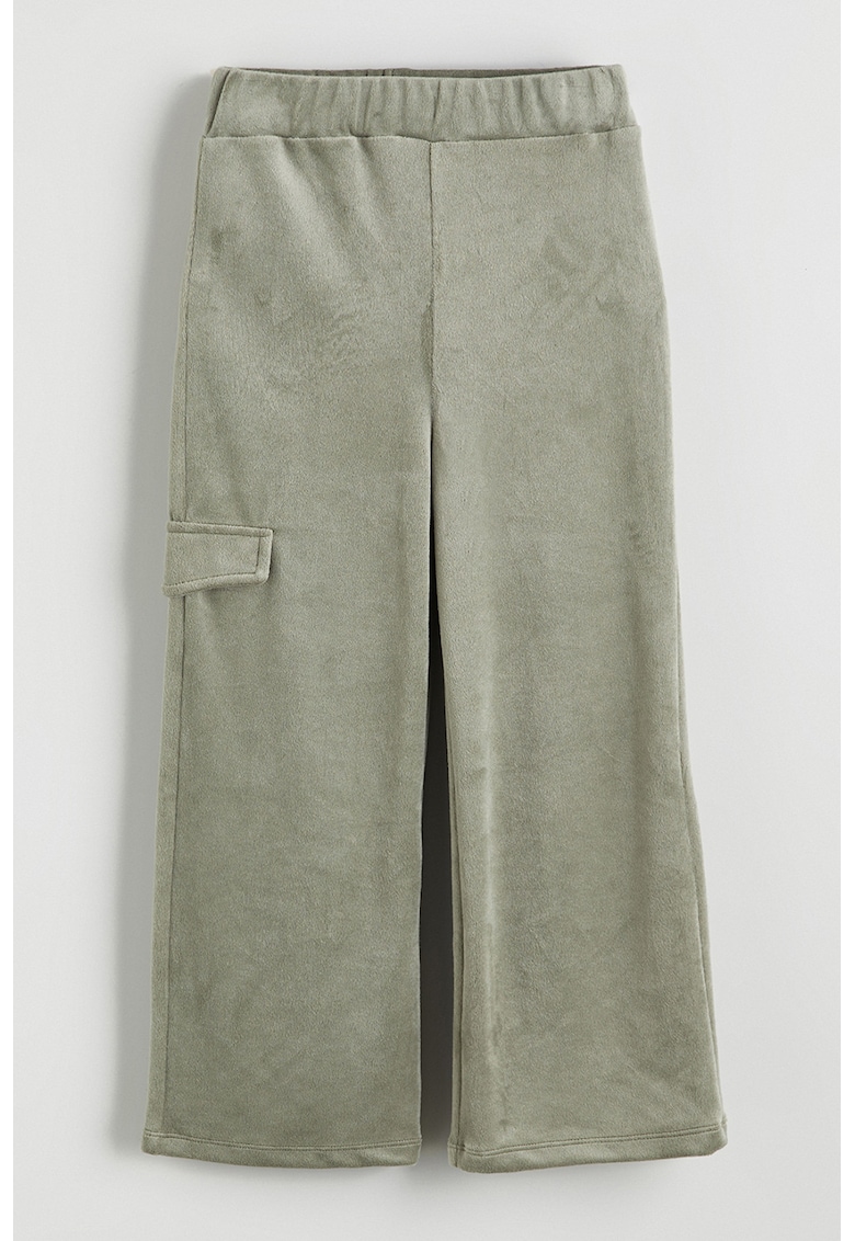 Pantaloni ampli catifelati - Gri