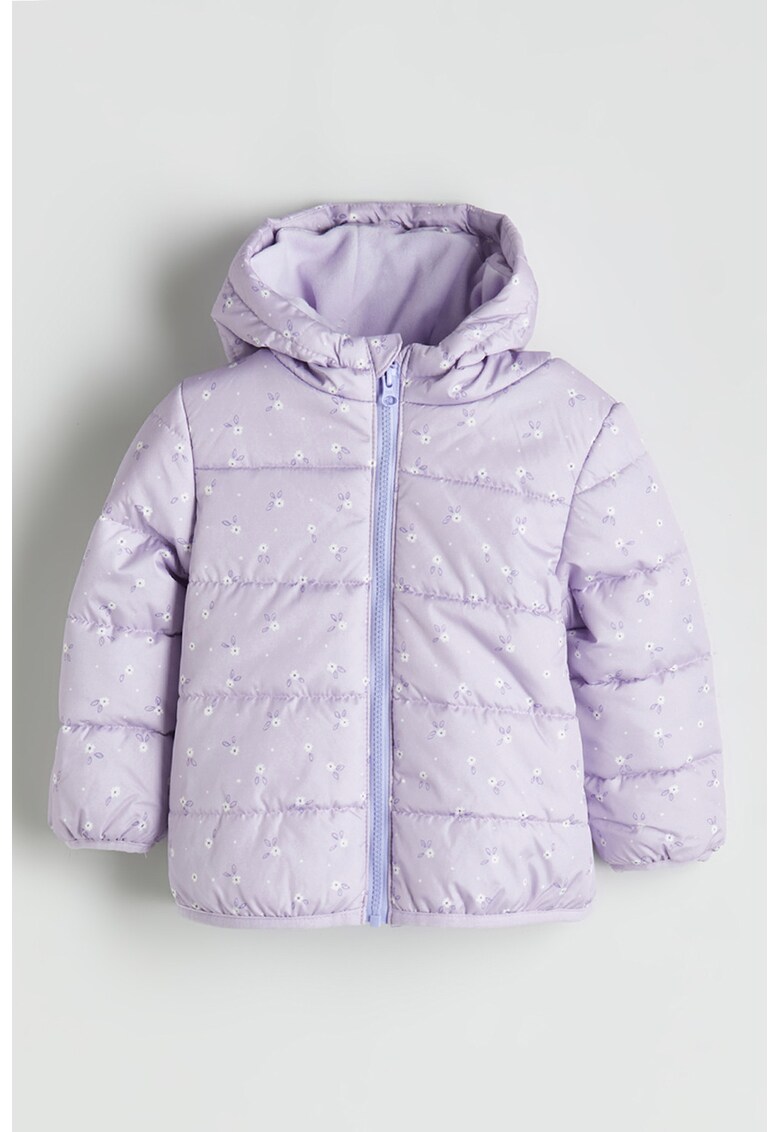 Geaca matlasata cu model - Lila