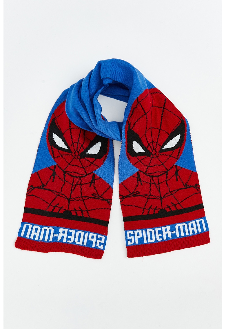 Fular cu model Spider-Man - Rosu/Albastru