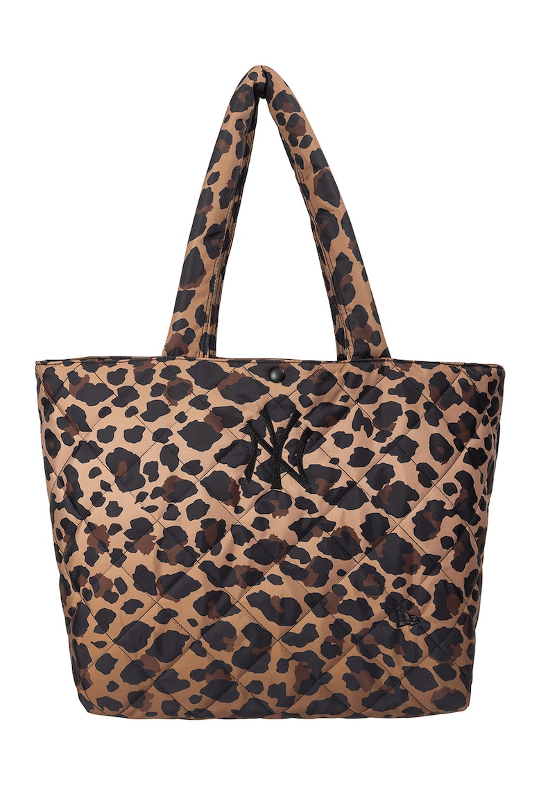 Geanta tote matlasata cu animal print