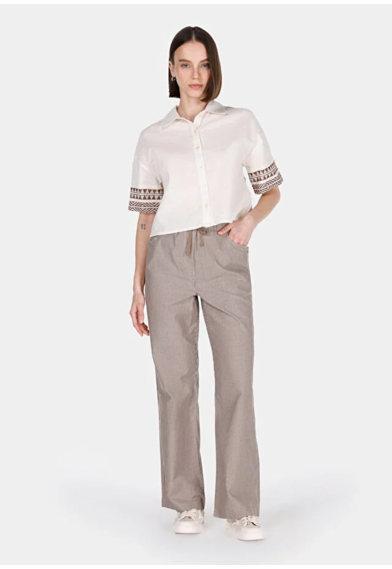 Jeans Dama Straight Fit Albastru