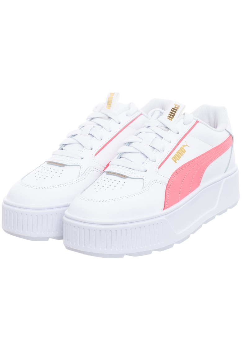 Tenisi dama - Karmen Rebelle JR - alb - piele naturala/sintetic/textil - alb/roz