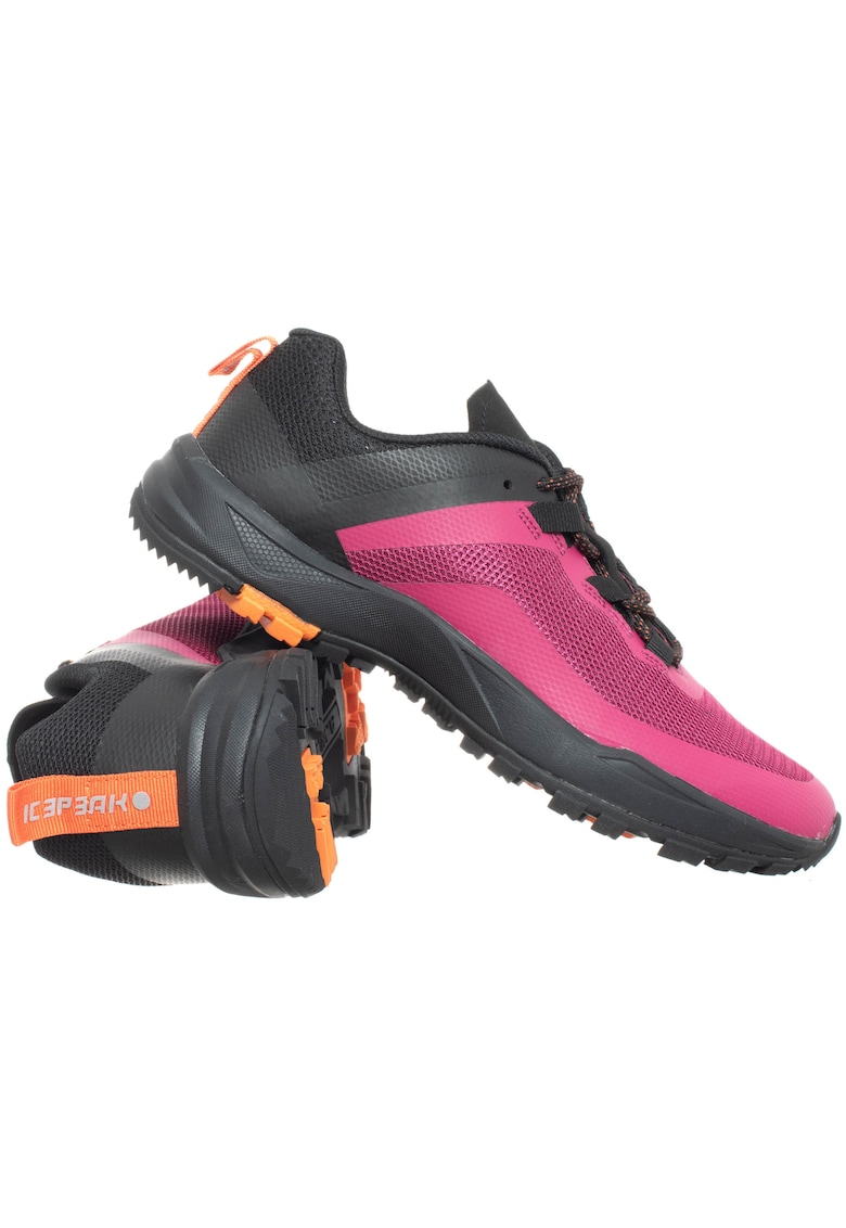 Pantofi sport dama - AIGO LOW CUT - pruna - portocaliu - material sintetic - set original