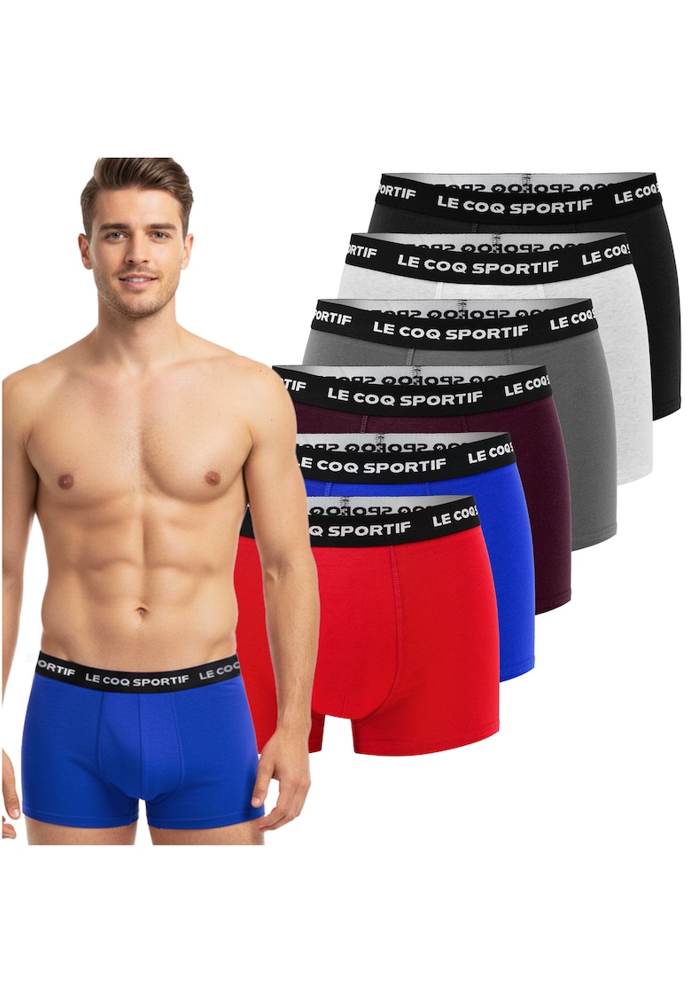 Set 6 Boxeri Barbati - Bumbac - Multicolor