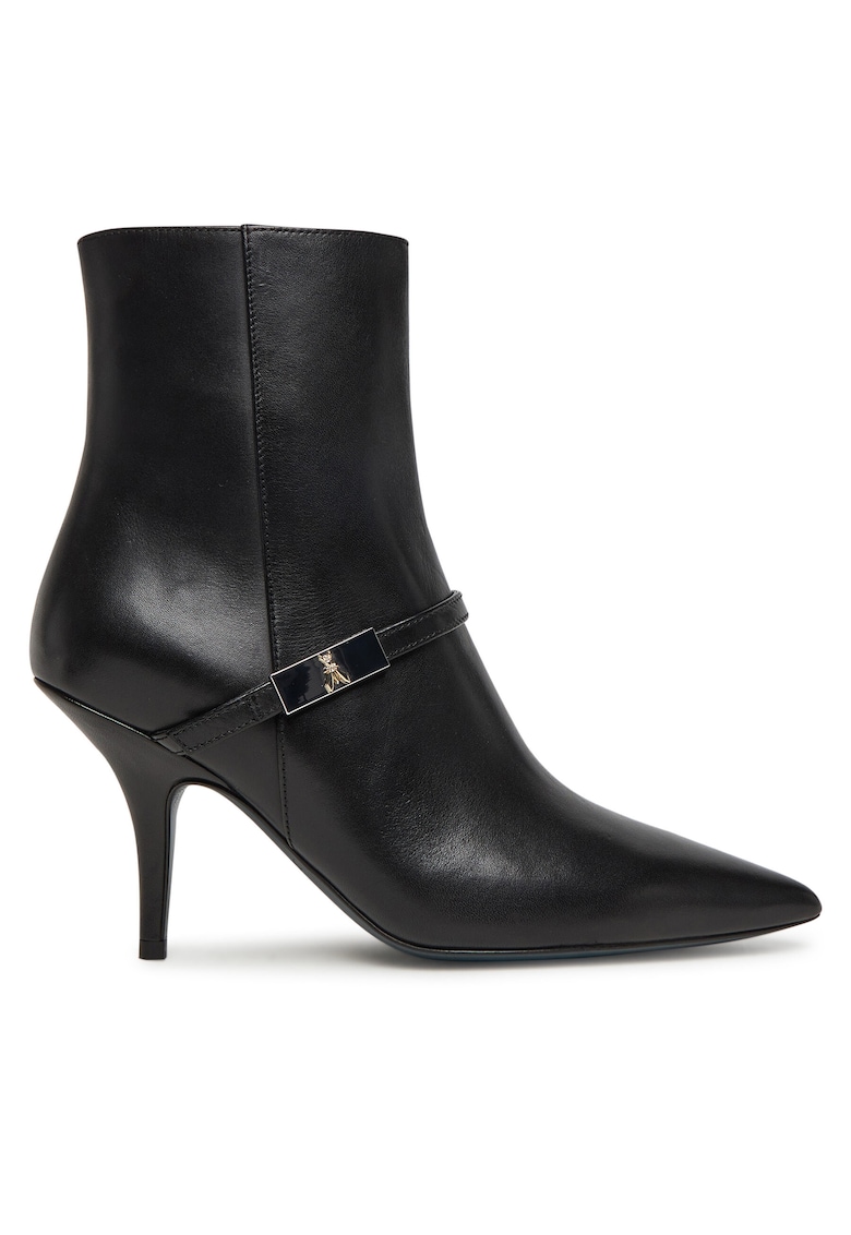 Botine dama K103 8Y0113/L048 - Piele naturala - Negru
