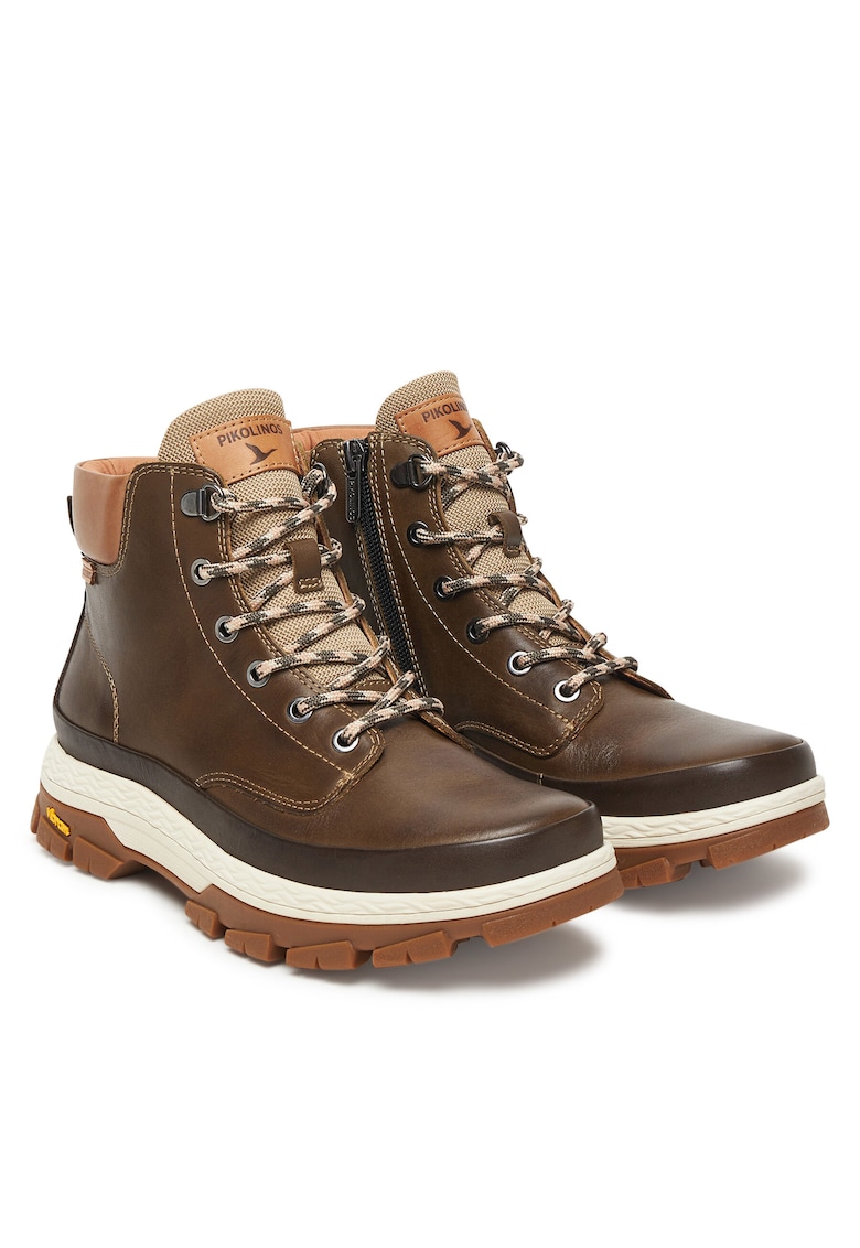 Ghete barbati Seaweed 422 - piele naturala - culoare maro