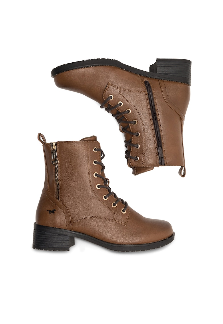 Ghete dama 1402-502 - Piele ecologica - Maro