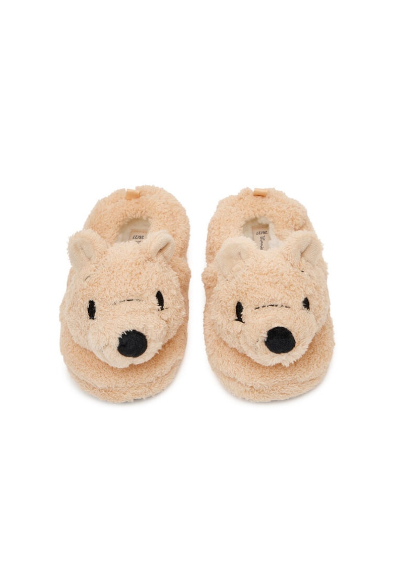 Papuci de casa fete CEO-NJ-AW25-217WTP - Textil - Bej