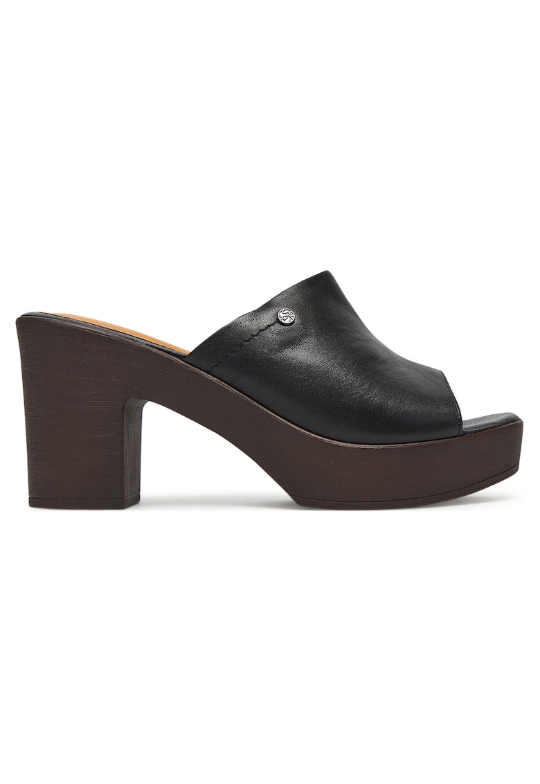 toc dama - negru - piele naturala - Negru