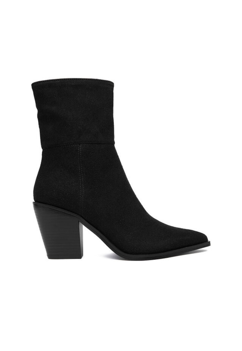 Botine dama negru - sintetic - CEO-HY23222S-1