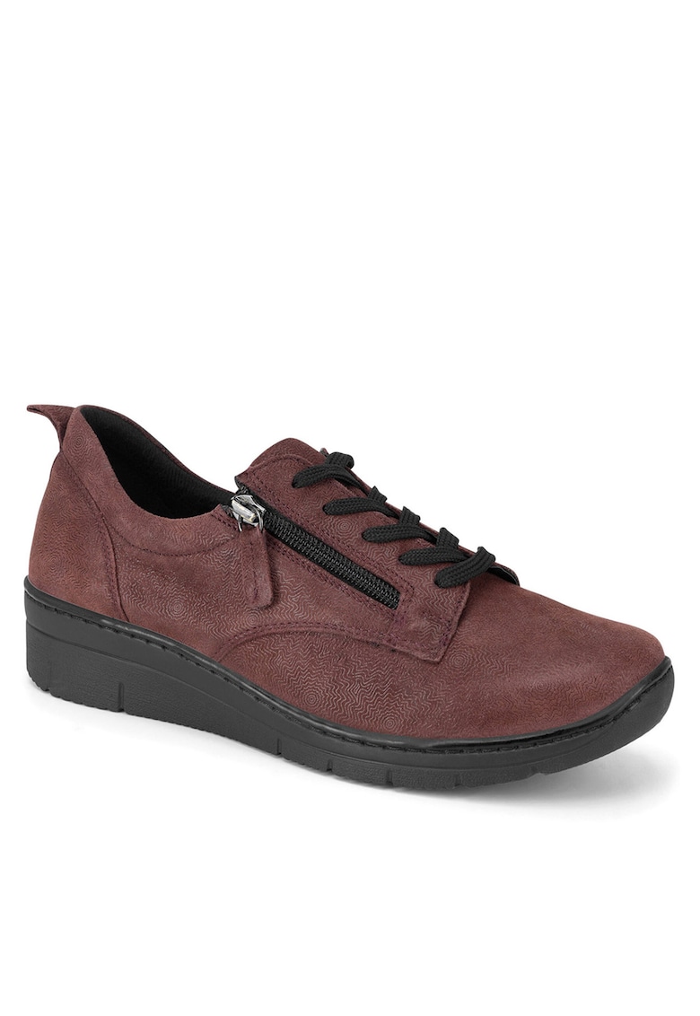 Pantofi dama bordo - piele naturala - model WI23-REBECA-21