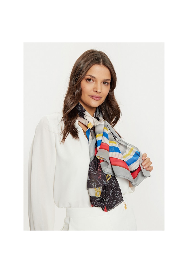 Esarfa dama BML AW5270 - color argintiu - material universal