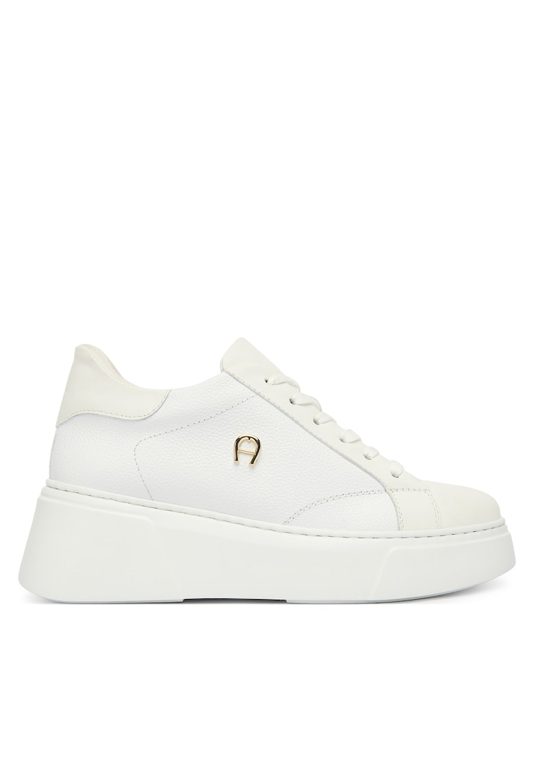 Pantofi sport din piele cu talpa wedge