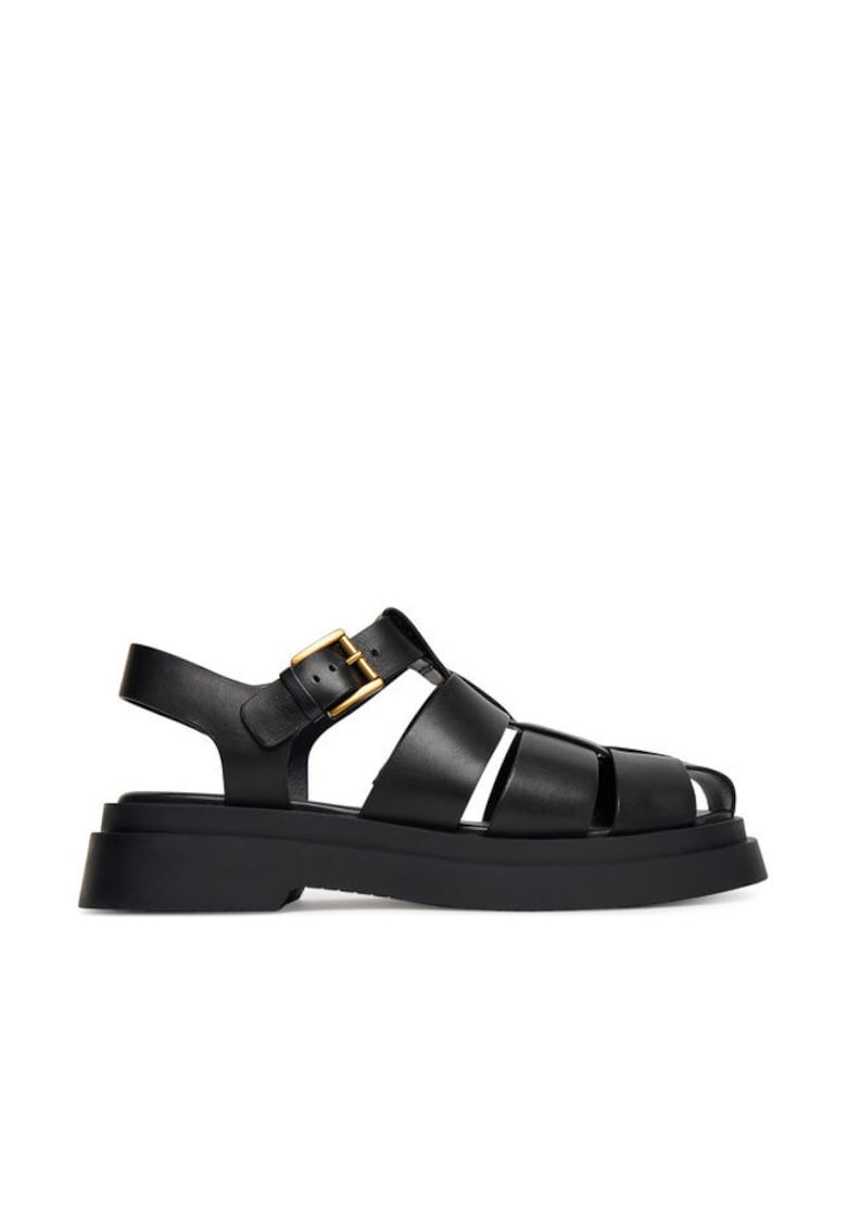 Sandale dama - 40T5IDFS3L - piele naturala - negru