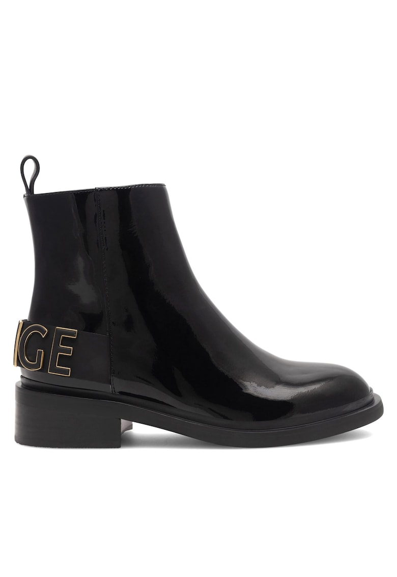 Botine dama - ASTURIA-1620 - piele naturala - negru
