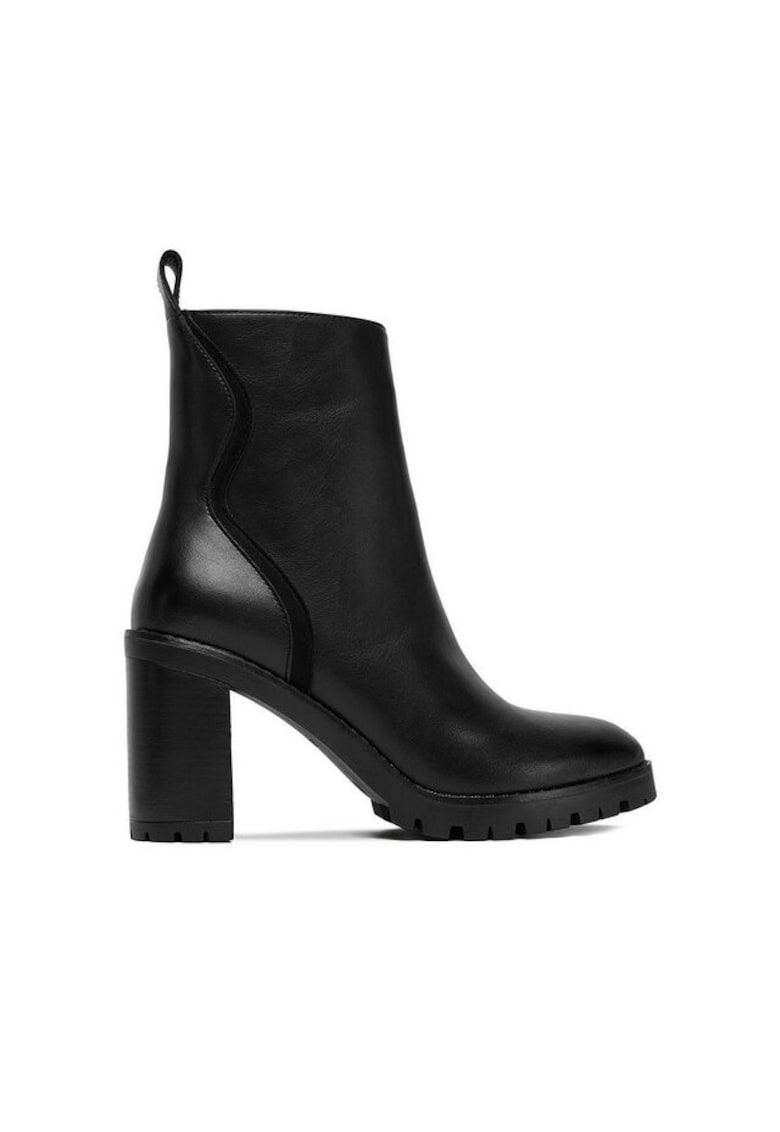 Botine dama CEO-HY2T625-6 - Textil - Negru