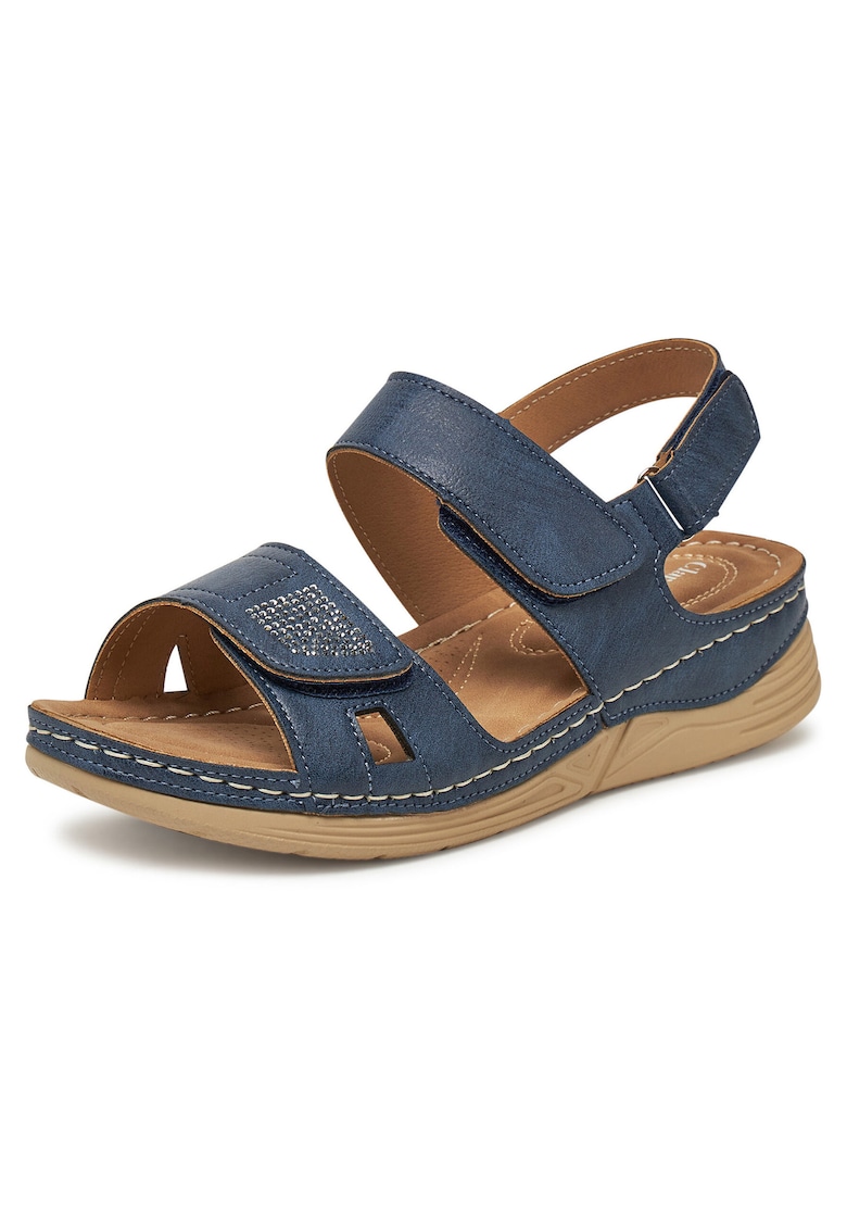 Sandale dama bleumarin