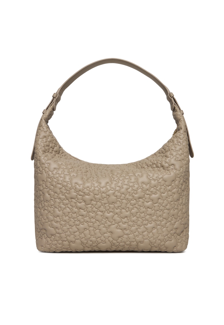 Geanta dama Taupe Puffy Bear 200230484 - ecologica - culoare taupe