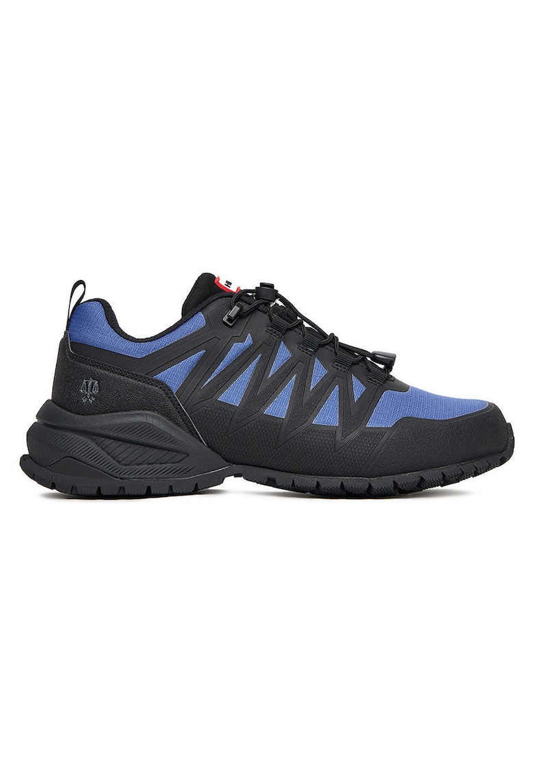 Pantofi sport barbati - trekking - negru/albastru - textil