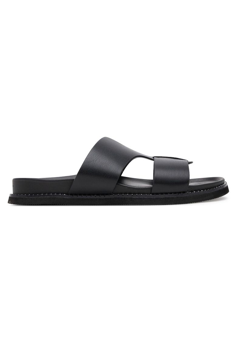 Papuci dama - sintetic - negru - confortabil -