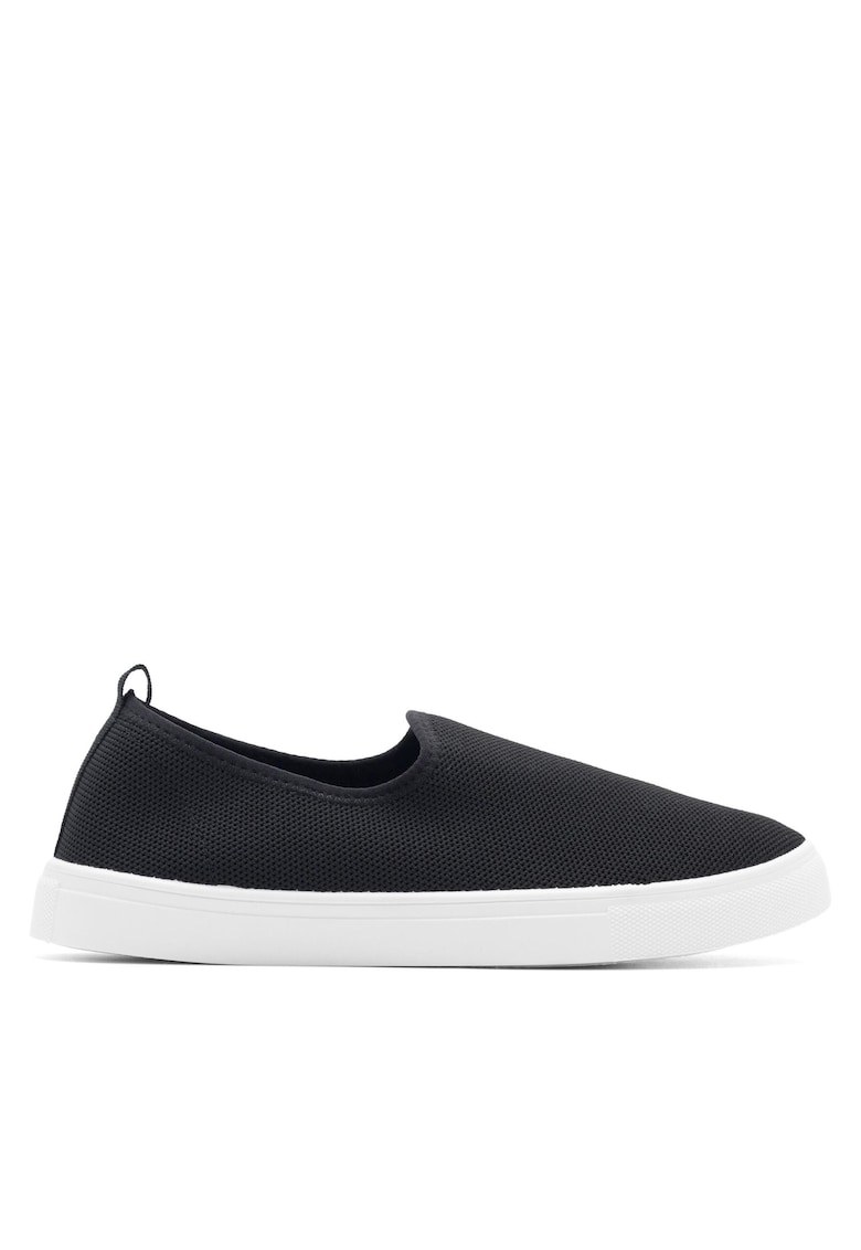 Espadrile copii - fete - negru - textil