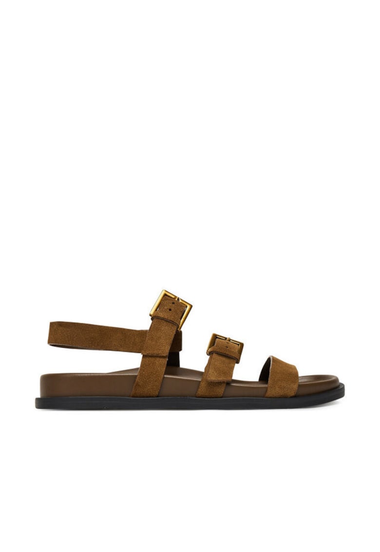 Sandale dama - MOIRA-MD - piele naturala - maro