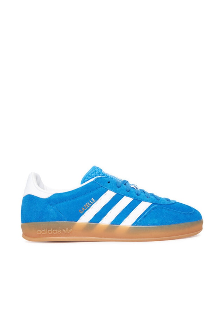 Tenisi barbati Gazelle Indoor - piele naturala - albastru