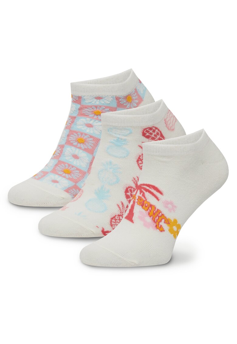 Sosete sport dama unisex - bumbac - alb - 31-34