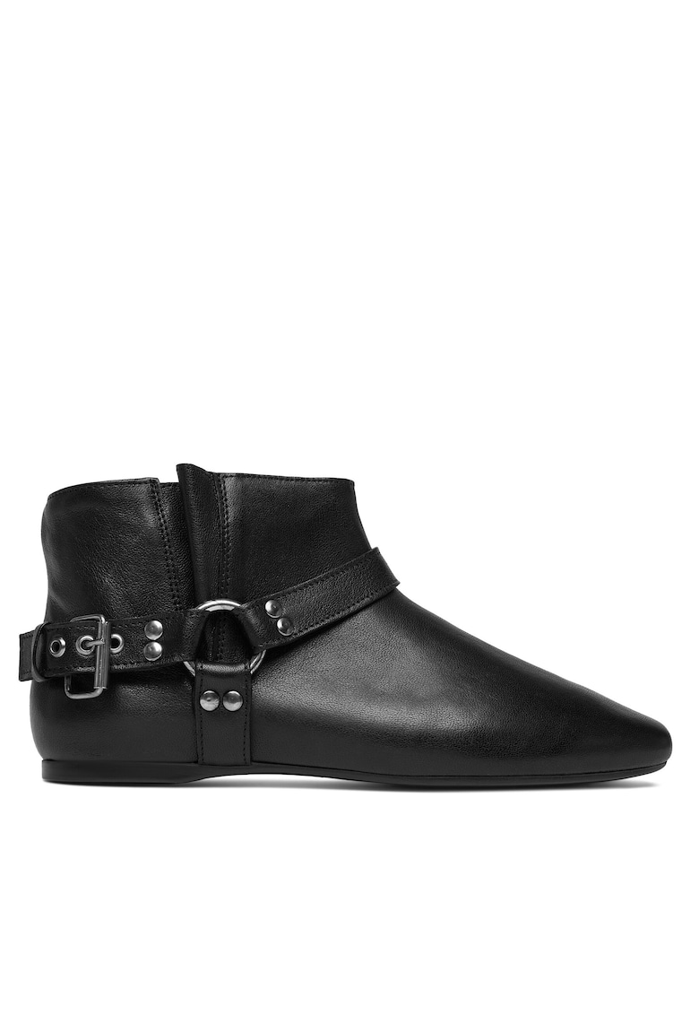 Balagan Ghete dama Avzam - piele naturala - negru