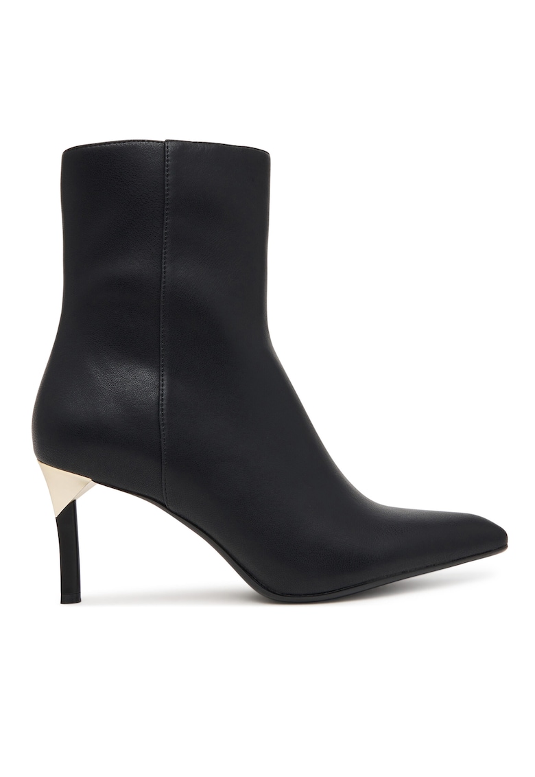 Botine femei - piele ecologica - negru -