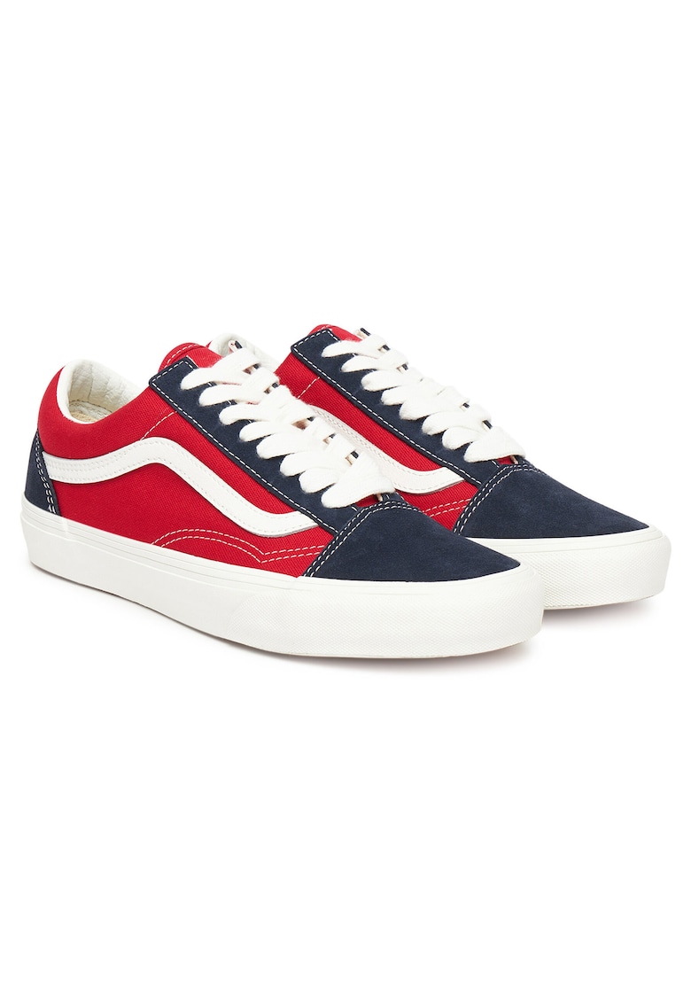 Tenisi barbati Old Skool - rosu - tesatura