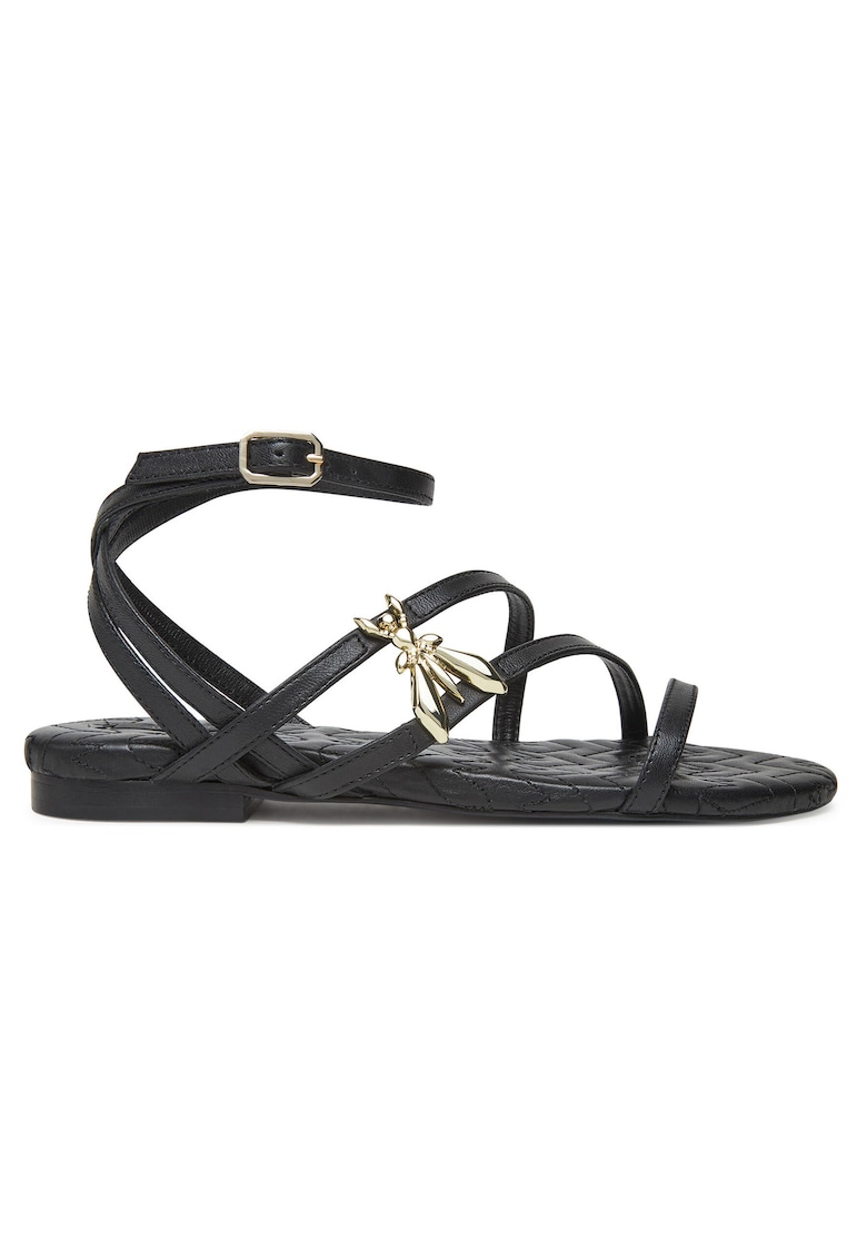 Sandale dama - K103 - piele naturala - negru - Negru