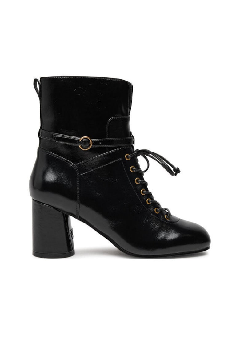 Ghete dama - Z99 - piele naturala - negru -