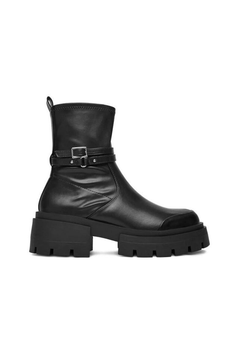Botine dama W4LH101008D - negru - sintetic