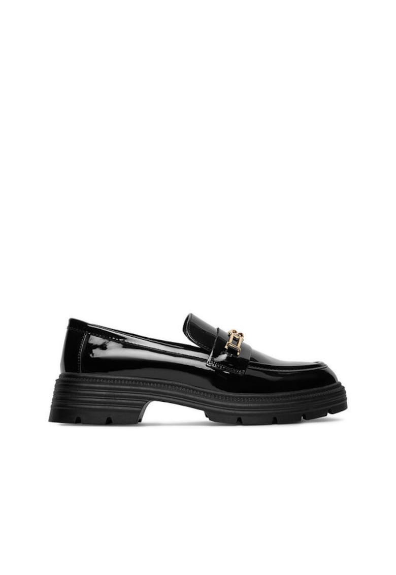 Mocasini dama piele - Negru