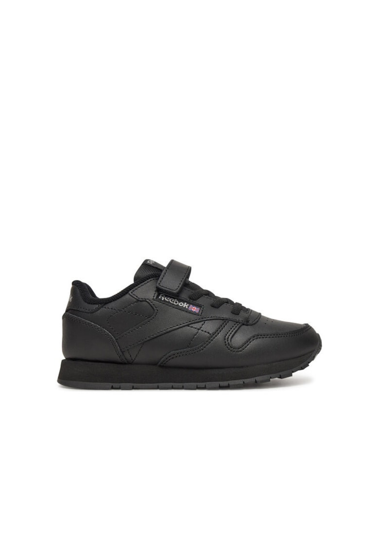 copii - adidasi unisex - negru - piele naturala