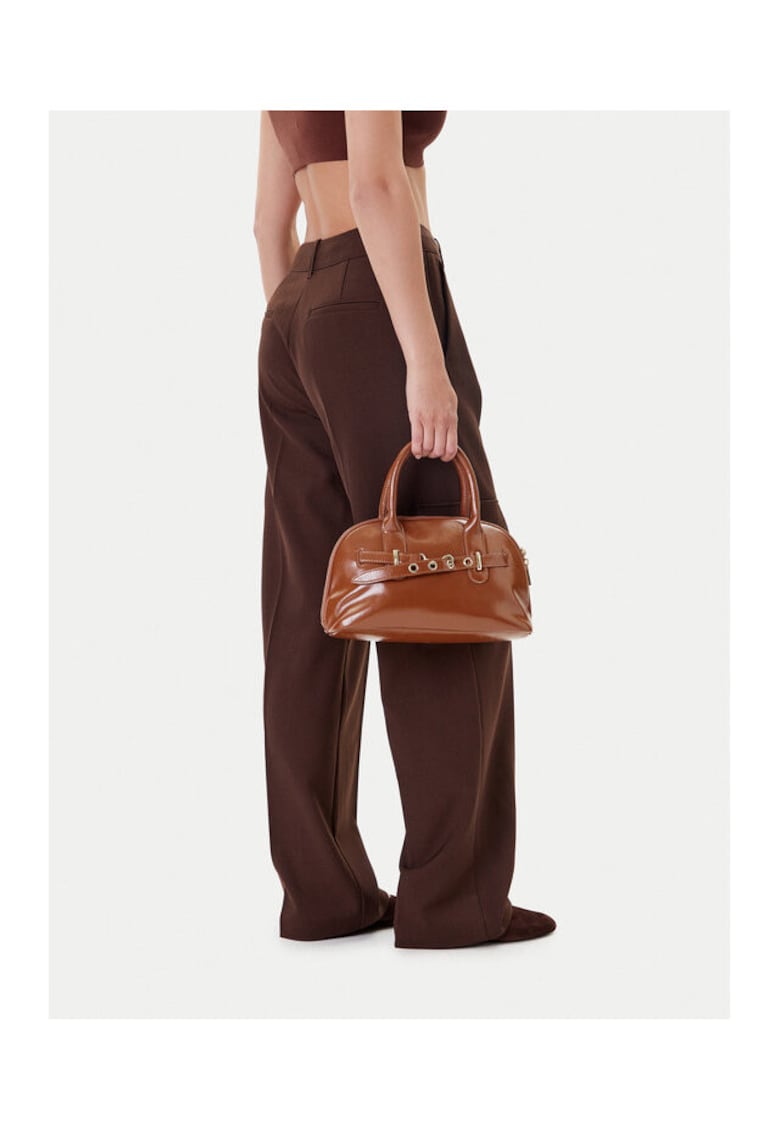 Geanta dama model C-DZE-S-004-08 - culoare brown - material textil.