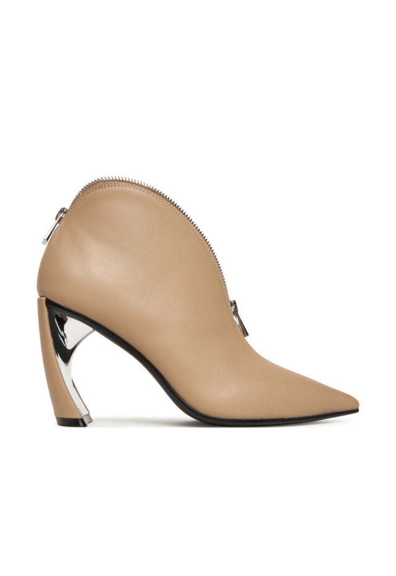 United Nude Botine dama Timeless - piele naturala - bej
