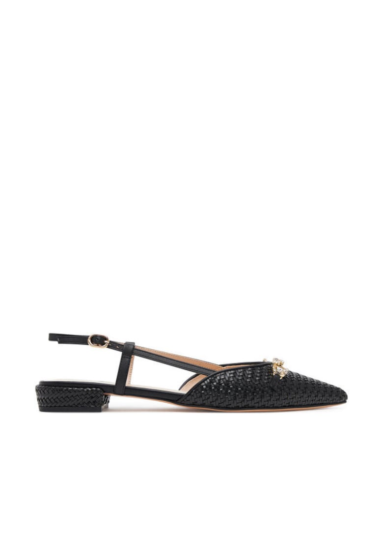 Balerini piele naturala - negru - Negru